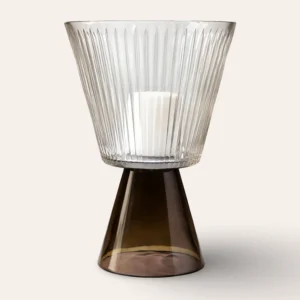 Glassvista Smoke Glass Hurricane